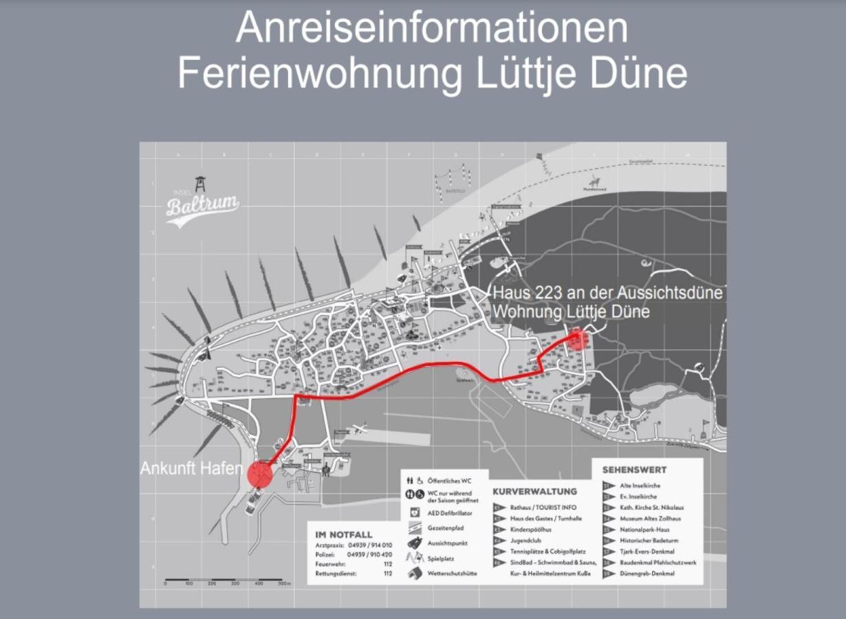 Apartamento Lüttje Düne Baltrum Exterior foto